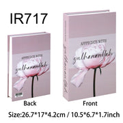 ديكور منزلي لطاولة قهوة محاكاة كتب إسلامية بيضاء مزيفة، ديكور غرفة المعيشة، أدوات تصوير إضافية