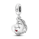 925 Sterling Silver Family House Love Forever Family Beads Boys Girls Lovers Pendant Charms Fit Bracelet DIY Ms Jewelry Gift