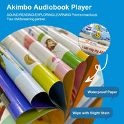 Arabic English Ebook Point Reading USB Charging Waterproof Paper Sound Hanging Book Children's Early Education Educational Toy