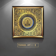 Classic Golden Tibet Thangka Buddha Canvas Paintings And Prints Wall Art HD Pictures For Living Room Home Decor Frameless Gifts