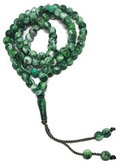 Muslim 8mm Rosary Tasbih 99 Beads Prayer Dhikr Misbaha with Names of Allah Muhammad Engraved In Islamic Religion Ramadan Gift